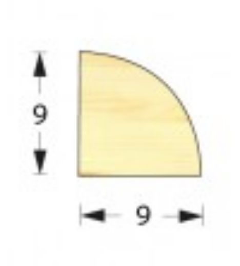 Billede af Kvartstaf eg 9x9mm
